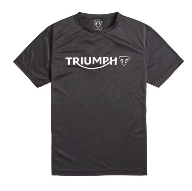 TRIUMPH SHIRT GENUINE TRIUMPH RAPID DRY T-SHIRT BLACK POLYESTER T SHIRT XX-LARGE - Image 1 of 1