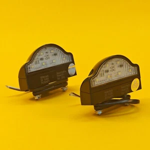 2x Number Plate Light LED 10-30V Light for Trailer Caravan Trucks Ifor Williams - Picture 1 of 9