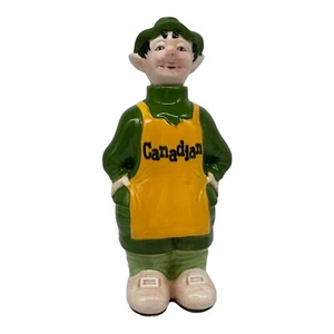 Vintage Schnaps Dekanter Kanadische Elfe Figur Fine A Qualität Japan RAR leer - Bild 1 von 11