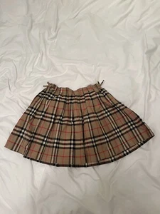 BURBERRY Girls Brown Classic Nova Check Skirt 10 Years - Picture 1 of 6
