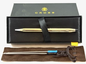 RARE! CROSS CENTURY II 10k GOLD FILLED/ROLLED GOLD BALLPOINT PEN-MADE IN THE USA - Picture 1 of 7