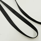 Black Webbing tape 15mm skirt trouser waistbands hats trilby ribbon - UK Seller