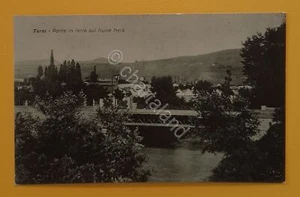 Cartolina Terni - Ponte in ferro sul fiume Nera - 1918 - Foto 1 di 2
