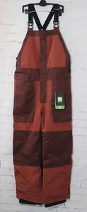 DC Shadow Bib 15K Shell Snowboard Pants, Men's Medium, Bitter Chocolate New - Picture 1 of 2
