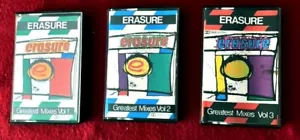 ERASURE - GREATEST MIXES VOL I, II, III - MEGA RARE - CASSETTE - URUGUAY - Picture 1 of 5