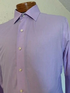 Herren Brooks Brothers NoN Iron Lila Langarm L 100% Supima Baumwolle 16-36 - Bild 1 von 5
