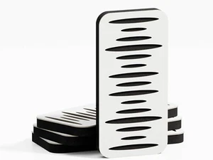 4 Pack — Narrow Acoustic Absorption Panel | Wall Decorative Panel "COLUMBIA-18" - Picture 1 of 33