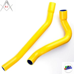 Kit de mangueras de radiador de silicona para GM Chevy Chevrolet Camaro Pontiac 82-92 amarillo - Imagen 1 de 3