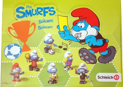 Schleich Smurf Series 2018 - Fútbol (Estados Unidos y Canadá: Fútbol) Pitufos - ¡Elige uno! Foto 1 de 2