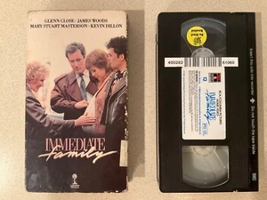 Immediate Family (VHS, 1990) Glenn Close, James Woods, Mary Stuart Masterson - Picture 1 of 3