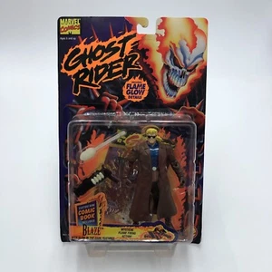 Ghost Rider Flame Glow Details Armored Blaze Toy Biz 1996 Figure (SEALED) - Picture 1 of 7