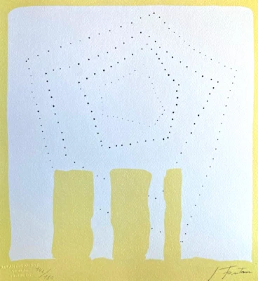 Litografía Lucio Fontana 1978 certificado de autenticidad original firmado lápiz numerado Foto 1 de 4