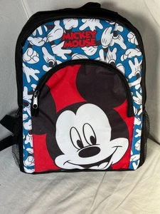 Disney Mickey mouse Black backpack rucksack Boys Girls Kids junior School Bag - Picture 1 of 2