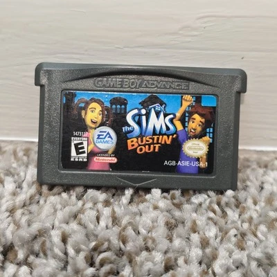 The Sims Bustin' Out (Nintendo Game Boy Advance, 2003) (Cartridge Only) - Image 1 of 4
