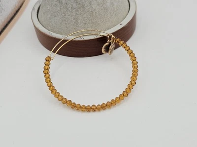  Brazalete Brazalete Alex and Ani Oro "Vigilancia" Aurelia Cuentas Dije ✨️  Foto 1 de 4