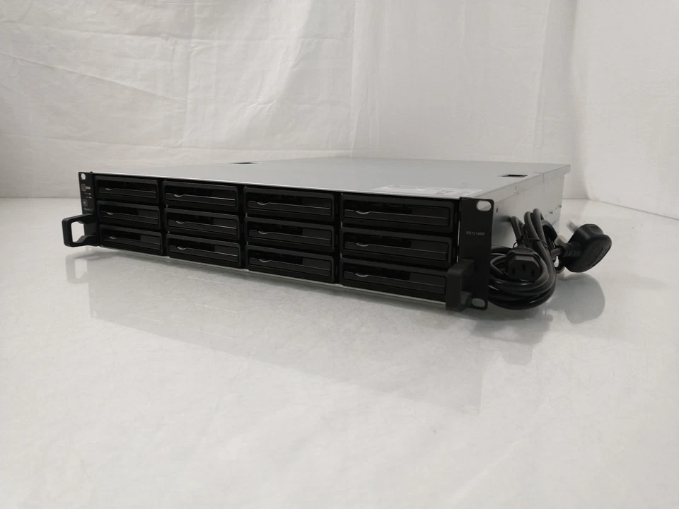 Synology RackStation RX1214RP 12 Bay 12TB NAS Rack Expansion Unit - With HDDs - Image 1 of 4