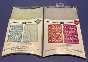 Sizzix ~ Menge 4 Prägefolder - #657396. & #656799 - gebraucht - gebraucht - - Bild 1 von 4