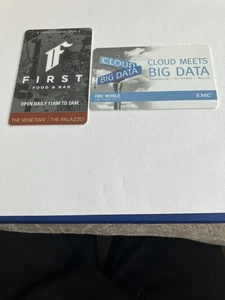 2 Casino Hotel Karten vom  The Venetian The Palazzo Las Vegas. - Bild 1 von 2