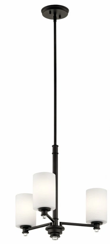 Iluminación Kichler - Mini araña de tres luces - Lámpara de araña 1 nivel pequeña - Foto 1 de 1