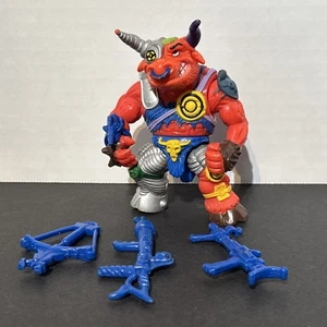 Teenage Mutant Ninja Turtles Groundchuck 1991 TMNT figurina vintage da collezione - Foto 1 di 11