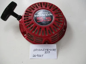 Honda Recoil pull start Red 28400-ZH8-013AY Pull rope Rotary 26-9064 - Picture 1 of 3