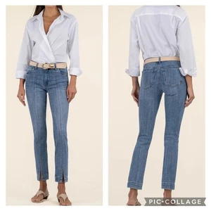 New With Tags Kut From The Kloth Stevie Straight Leg Cropped Jeans - Picture 1 of 6