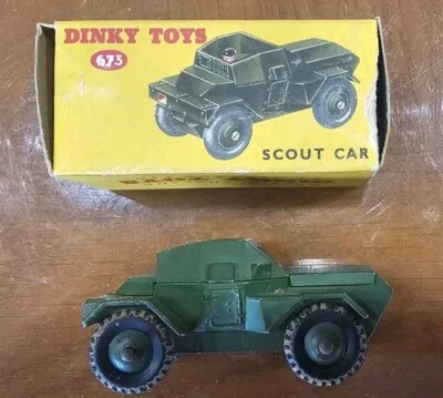 Dinky Toys # 673 - Scout Car - Con Caja Hermoso Estado Foto 1 de 3