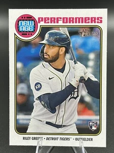 2023 Topps Heritage New Age Performers NA-4 Riley Greene - Picture 1 of 2