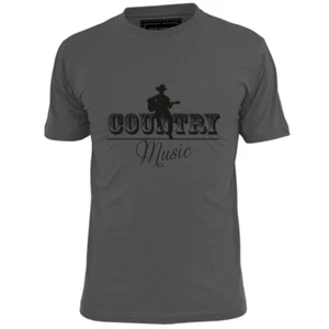 Herren Country Musik sitzender Cowboy T-Shirt Cash Jennings Campbell Williams - Bild 1 von 2