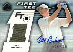 2003 UD SP Game Primera Camiseta Autógrafo Automática Camisa de Golf Jeff Brehaut 0201/2300 - Imagen 1 de 1