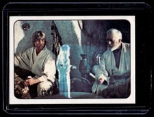 1977 Star Wars Panini Mini Sticker WATCHING THE IMAGE OF LEIA #68