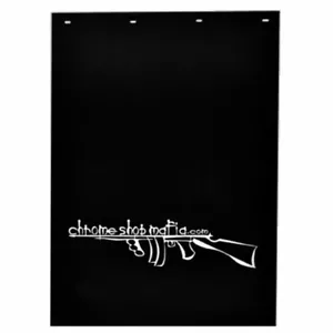 24 X 36 Inch Chrome Shop Mafia Mud Flap Passenger Side - Foto 1 di 1