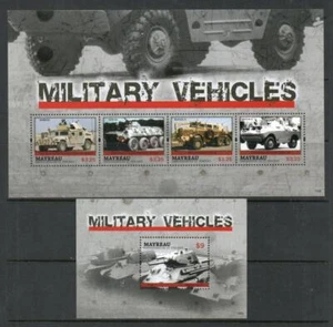 COCHES > ST VINCENT MAYREAU 2013 VEHÍCULOS MILITARES MNH S/LET 4 + M/HOJA [#4449A] - Imagen 1 de 1