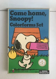 Come Home Snoopy! Colorforms Sticker Set Charlie Brown Reproduction of 1972 - Picture 1 of 8