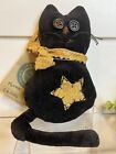 Qvc Retired Black Cat Boyds Bear From Qvc Halloween Spooky C363356 With Tags