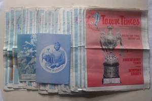 Shrewsbury Town Football Club home programmes 1979-1980 Division 2 Full Season + - Picture 1 of 14