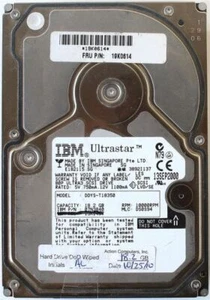 18.2gb 10krpm ult3 80pin scsi hdd, ultrastar ddys-t18350, 07n3840, mlc: ds0s94, - Bild 1 von 3