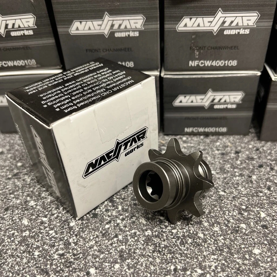 KTM SX-E5 Front Sprocket 8T Husqvarna EE5 Gas Gas MC-E5 NACSTAR 45445018008 - Image 1 of 4