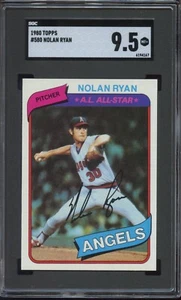 1980 Topps Nolan Ryan #580 - HOF Registry - SGC 9.5 MINT+ - Picture 1 of 2