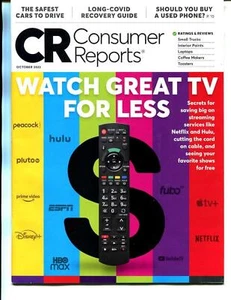 Consumer Reports Magazine Oktober 2022 - tolles Fernsehen für weniger - Bild 1 von 1