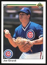 1990 Upper Deck Baseball Joe Girardi #304 Chicago Cubs