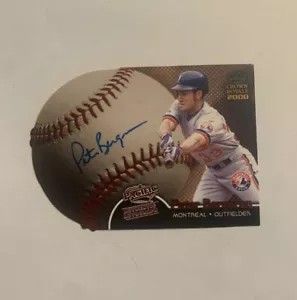 2000 Pacific Crown Royale Sweet Spot Signatures Peter Bergeron #16 Auto - Bild 1 von 2