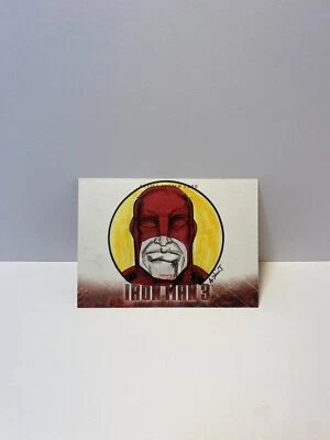 2013 UPPER DECK IRON MAN 3 ARTIST SKETCH CARD 1/1- DAREDEVIL - Image 1 of 4