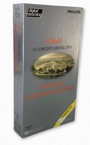 Rare GEORGE FRIDERIC 3 Cassette HANDEL 12 Concerti Grossi, OP.6 Box Set & Book - Picture 1 of 12