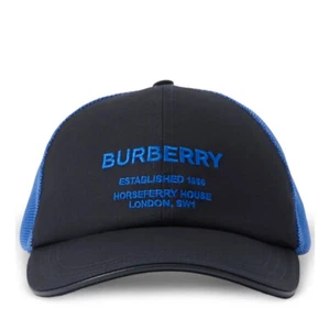 BURBERRY HORSEFERRY LOGO BASEBALL CAP HAT MADE IN ITALY 80655891003 - Picture 1 of 3