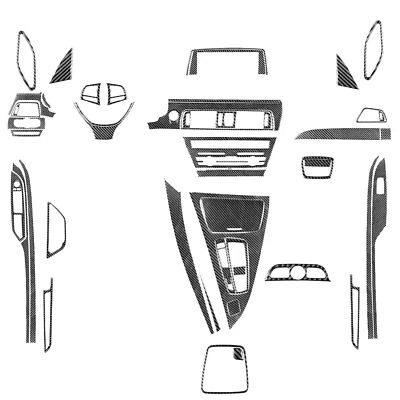 58Pcs Carbon Fiber Kits Full Interior Trim For BMW 6 Series M6 F12 F13 F06 11-18 - Image 1 of 4