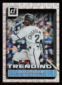 2022 Donruss Jazz Chisholm #T-3 Baseball Miami Marlins - Picture 1 of 2