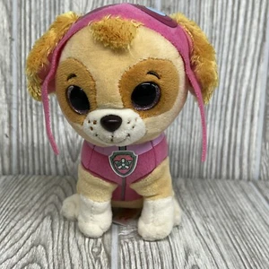 Juguete de peluche para niños Ty Beanie Boo Skye Paw Patrol 6" rosa tostado - Imagen 1 de 4
