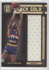 2011-12 Panini Gold Standard Black Gold Threads /25 Alex English #BG-94 HOF