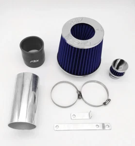AirX Racing Black-Blue For 00-06 Audi TT Quattro 1.8L L4 Turbocharge Air Intake - Picture 1 of 3